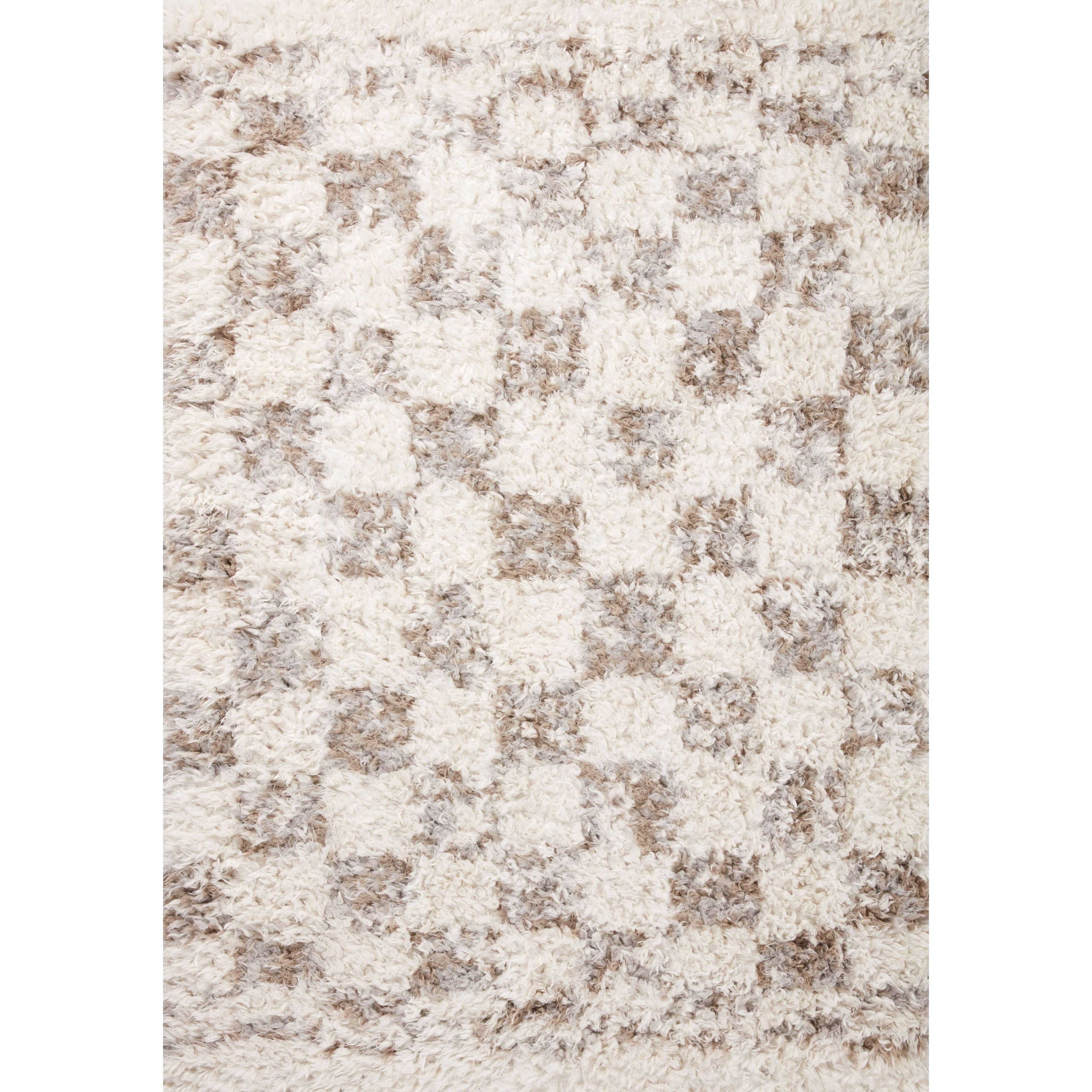 Angela Rose x Loloi 7'10" 10'0" Ivory/Pebble Large Amira AMI-05 Area Rug