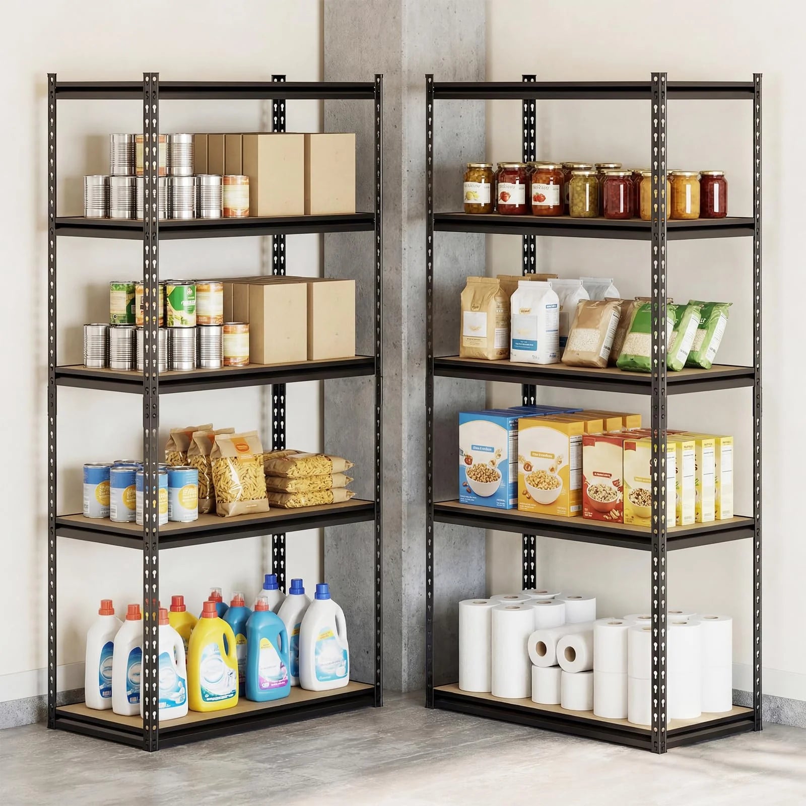 Giantex Multi-Use Storage Shelf for Warehouse Pantry Kitchen (36" W x 18" D x 72" H)