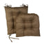 Rocking Chair Cushion Set Latitude Run Fabric: Gold