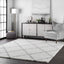 nuLOOM Shanna Shaggy Rug, White