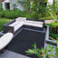 Scrabe Rib Non-Slip Rubberback Black Indoor/Outdoor Utility Rug Ottomanson