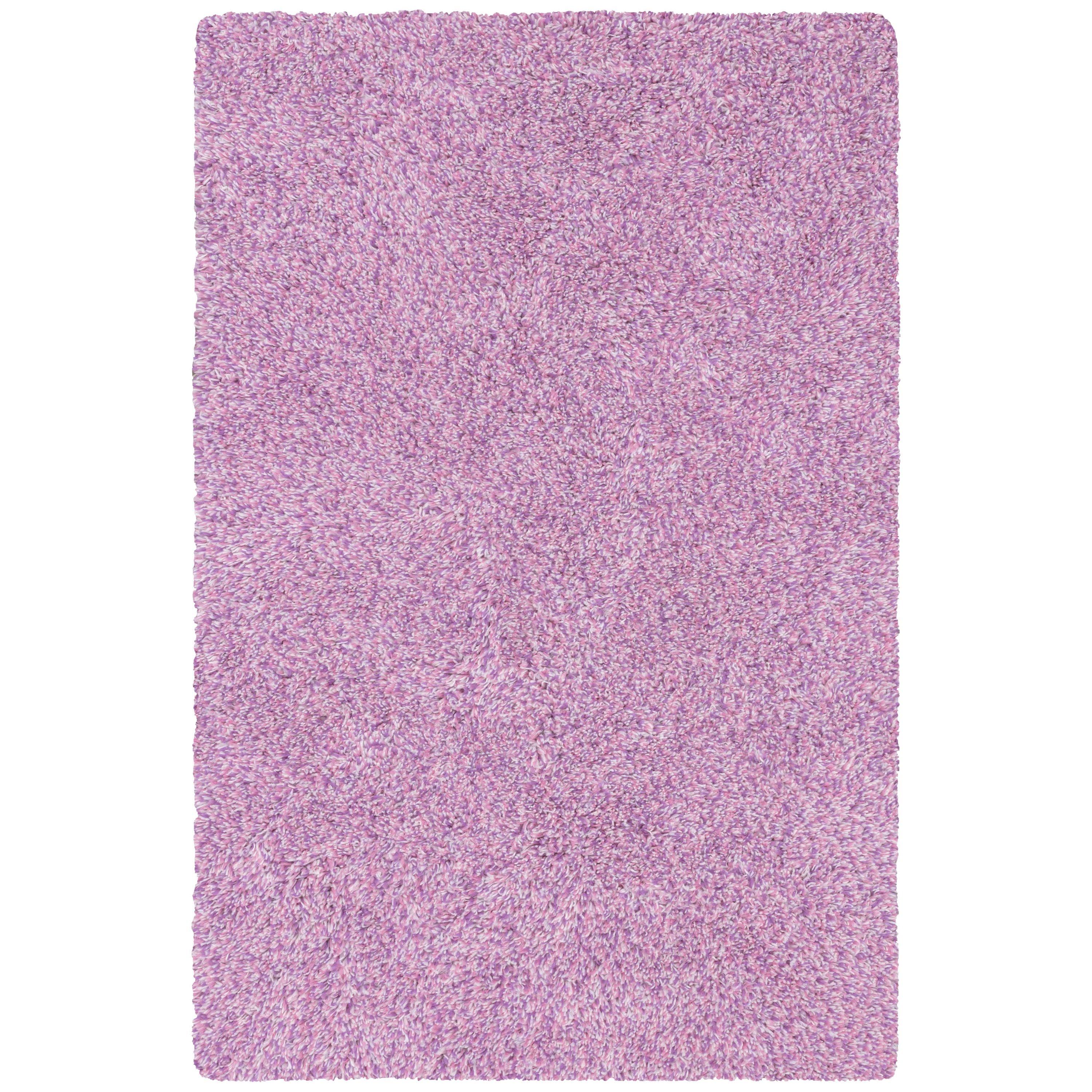 Mainstays Confetti Pink Purple Shag Teen Indoor Area Rug, 3' x 4'8"