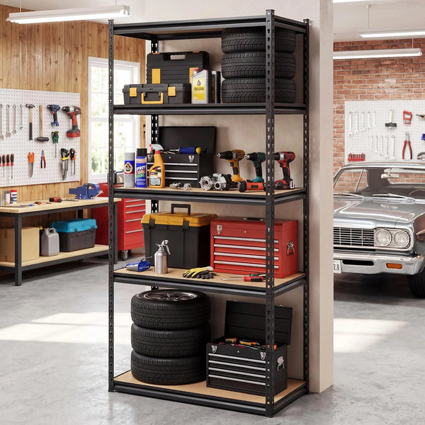 Giantex Multi-Use Storage Shelf for Warehouse Pantry Kitchen (36" W x 18" D x 72" H)
