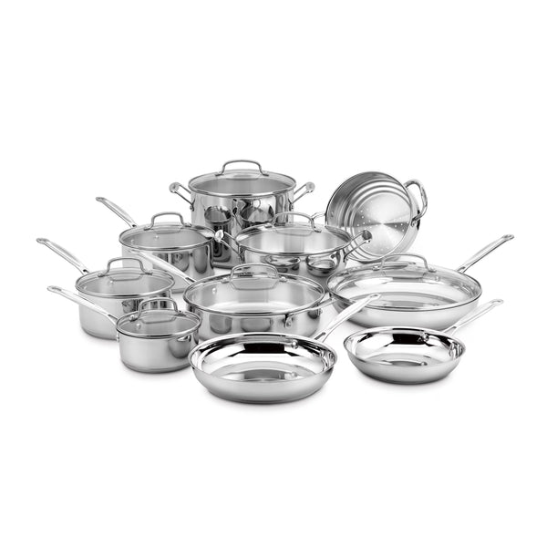 Cuisinart Chefs Classic 17 - Piece Stainless Steel Cookware Set