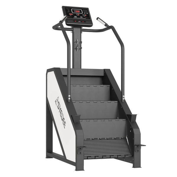 Stairmaster, Syedee Stair Stepper with LED Screen, Stepmill Exercise Machine with 12 Workout Programs, 441 lb Step Machine, 24 - 164 Steps/Minute(White)