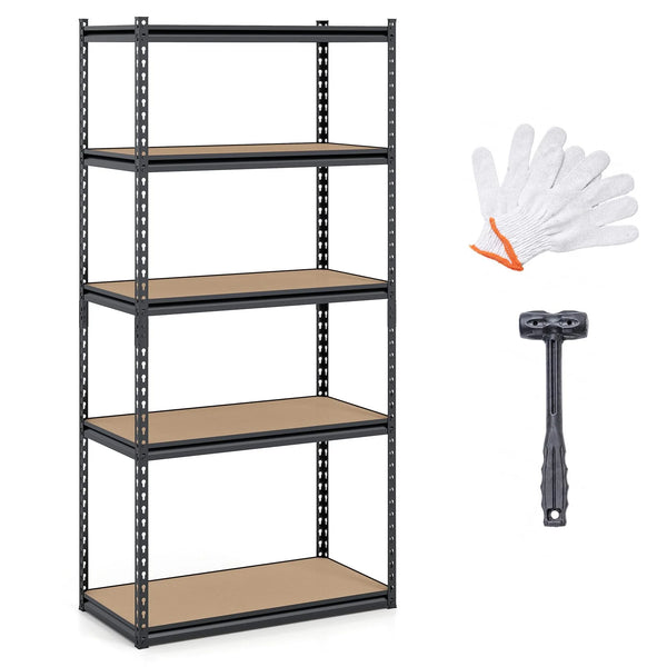 Giantex Multi-Use Storage Shelf for Warehouse Pantry Kitchen (36" W x 18" D x 72" H)