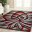 Delana New Modern Red/Cream/Gray Area Rug Orren Ellis Rug Size: Rectangle 5'2" x 7'2"