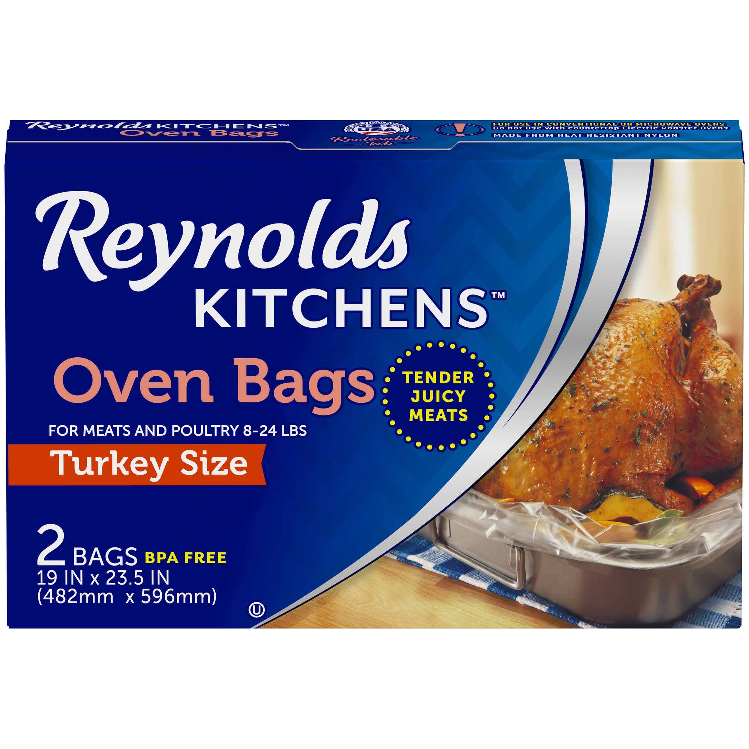 Reynolds Kitchen Oven Bags, Turkey Size - 2 count Main image