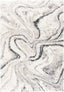 Safavieh Fontana Shag FNT848A Ivory - Grey 4' x 6' Area Rug